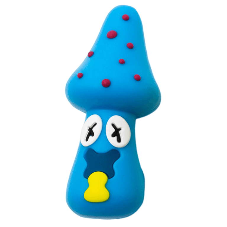 Trippy Mushroom Silicone Hand Pipe