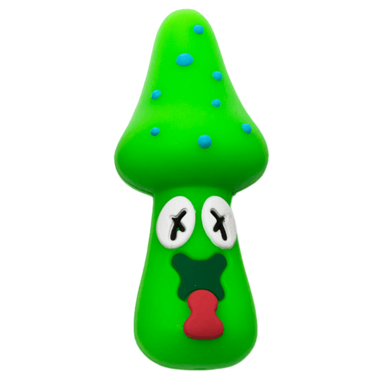 Trippy Mushroom Silicone Hand Pipe