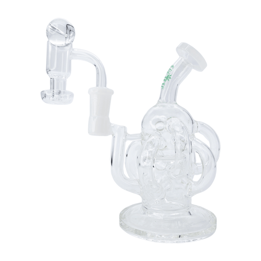 Dual Chamber Cyclone Mini Dab Rig Set