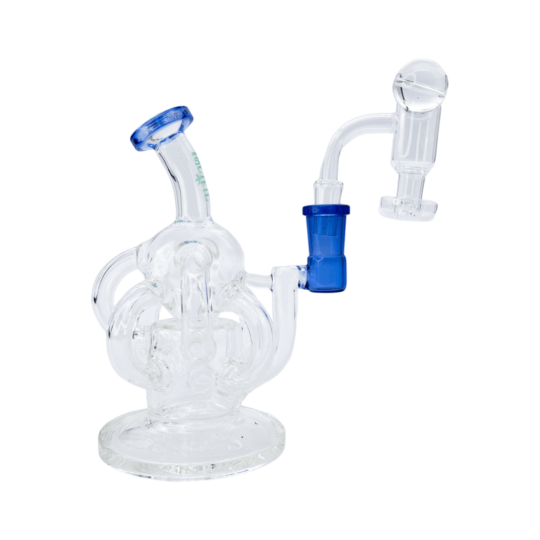 Dual Chamber Cyclone Mini Dab Rig Set