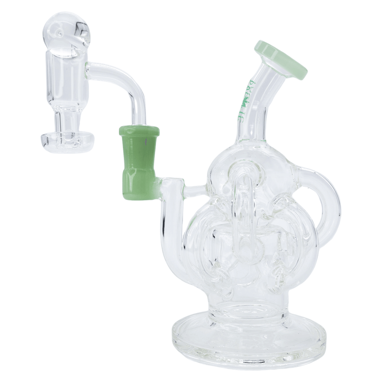 Dual Chamber Cyclone Mini Dab Rig Set
