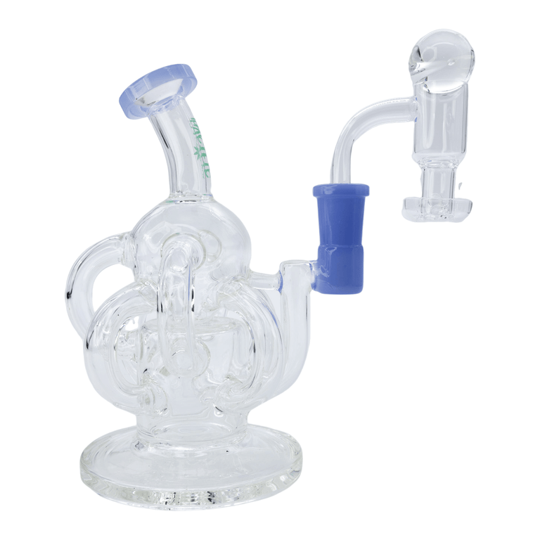 Dual Chamber Cyclone Mini Dab Rig Set