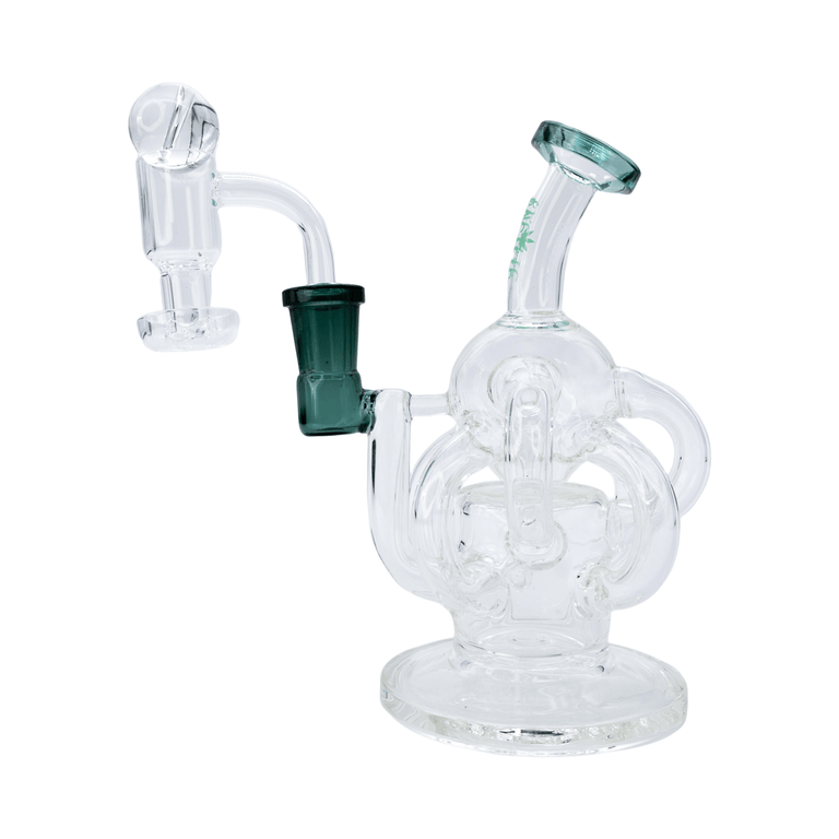 Dual Chamber Cyclone Mini Dab Rig Set