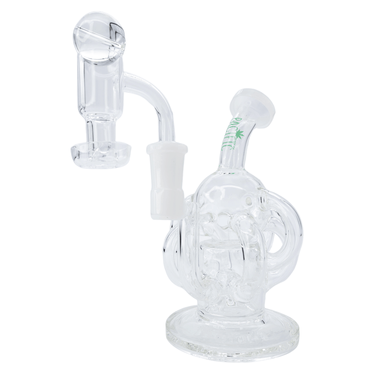 Dual Chamber Cyclone Mini Dab Rig Set