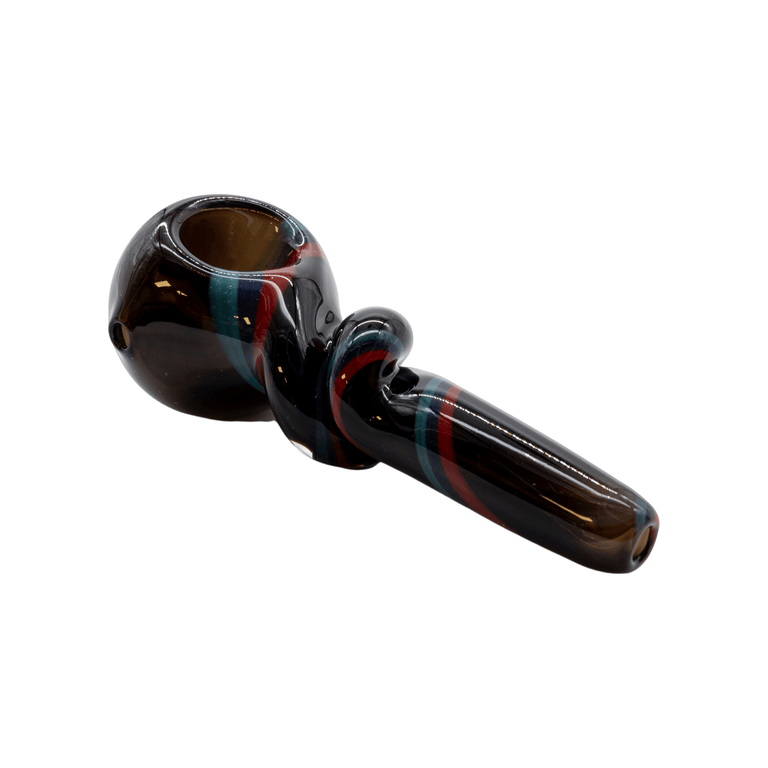 Twisted Hand Pipe With Color Accents