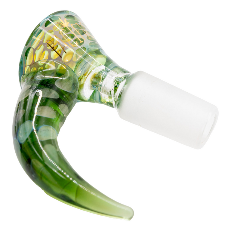 Dragon Skin With Horn Handle Water Pipe Bowl