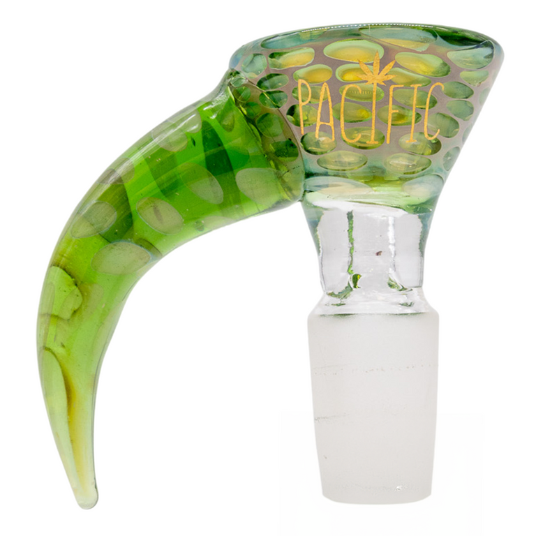 Dragon Skin With Horn Handle Water Pipe Bowl