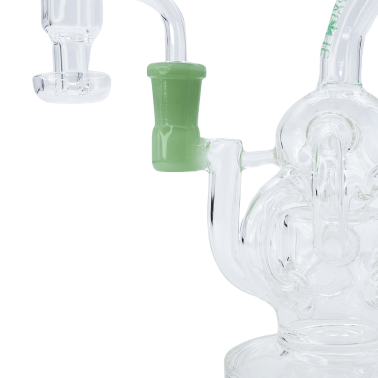 Dual Chamber Cyclone Mini Dab Rig Set