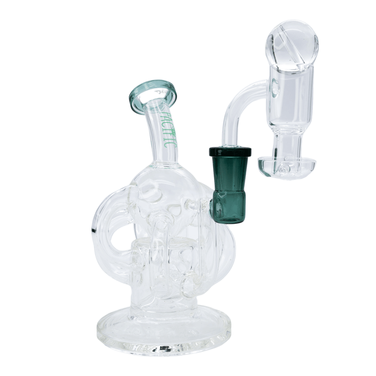 Dual Chamber Cyclone Mini Dab Rig Set