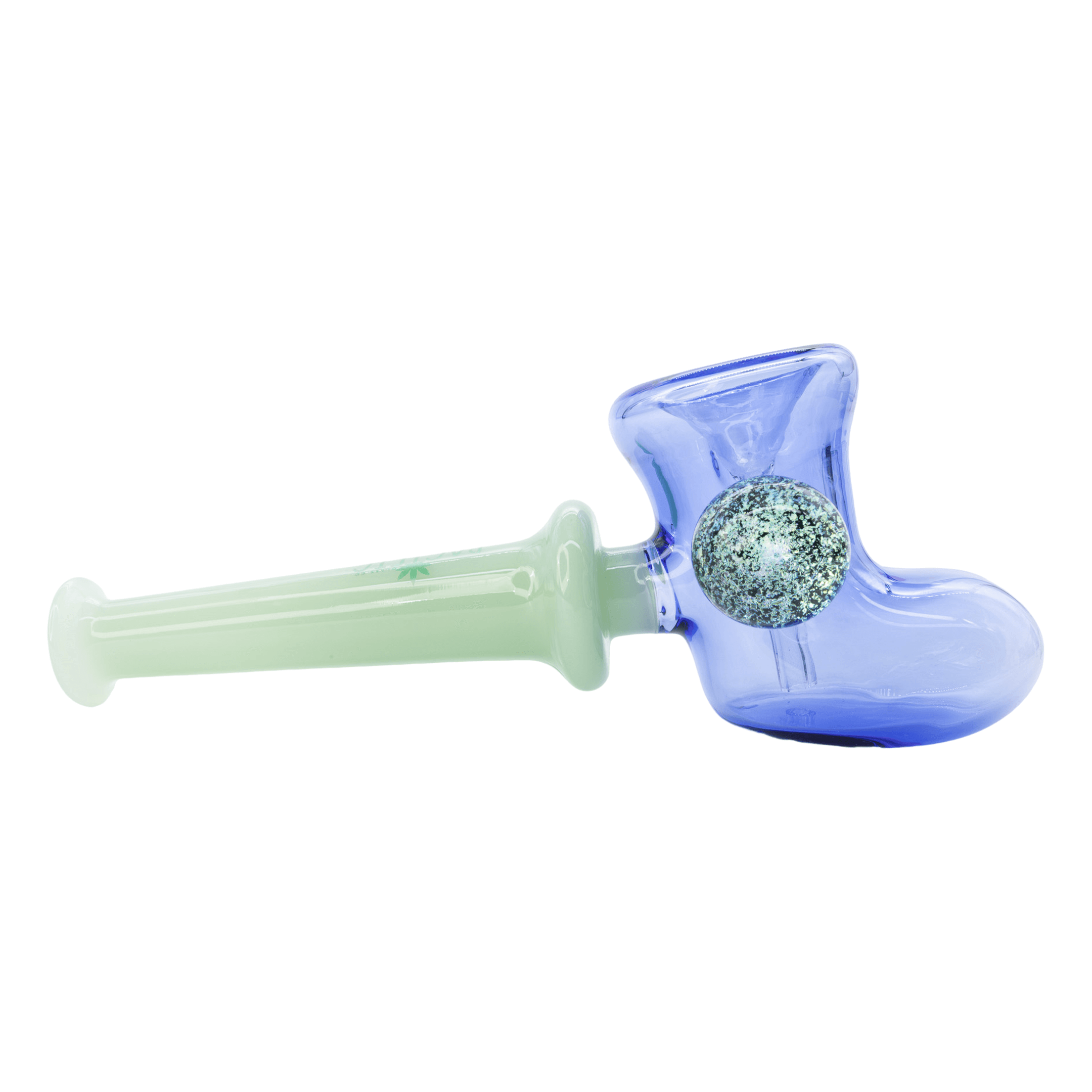 Dichroic Hammer Pipe With Water Bubbler