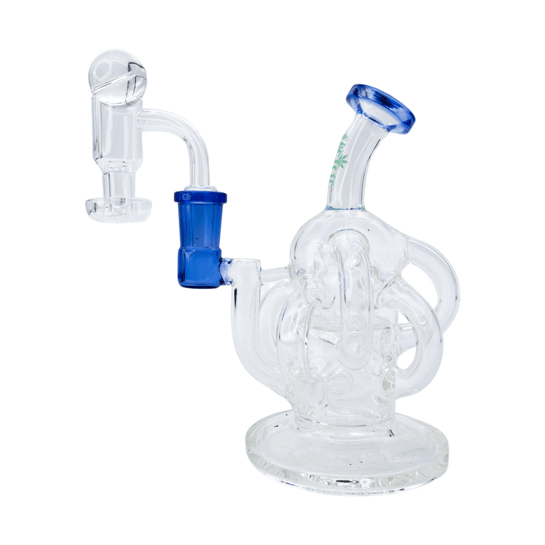 Dual Chamber Cyclone Mini Dab Rig Set