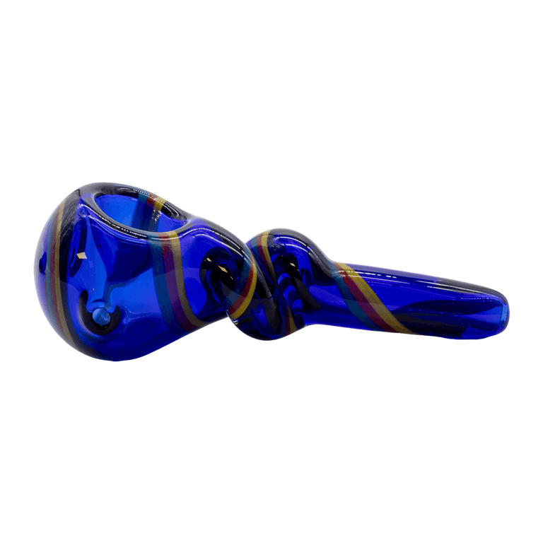 Twisted Hand Pipe With Color Accents