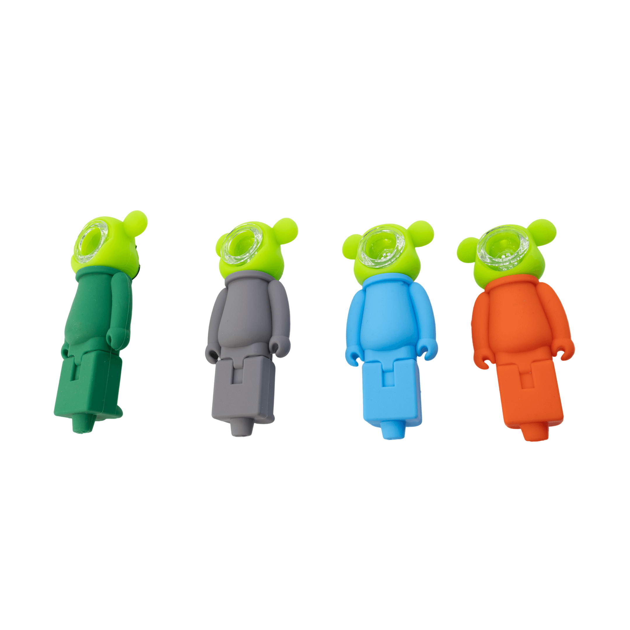 Alien Silicone Hand Pipe