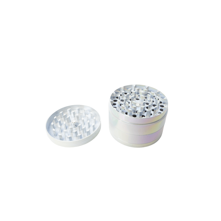 White Iridescent Grinder