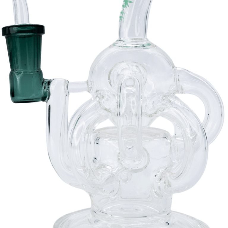 Dual Chamber Cyclone Mini Dab Rig Set