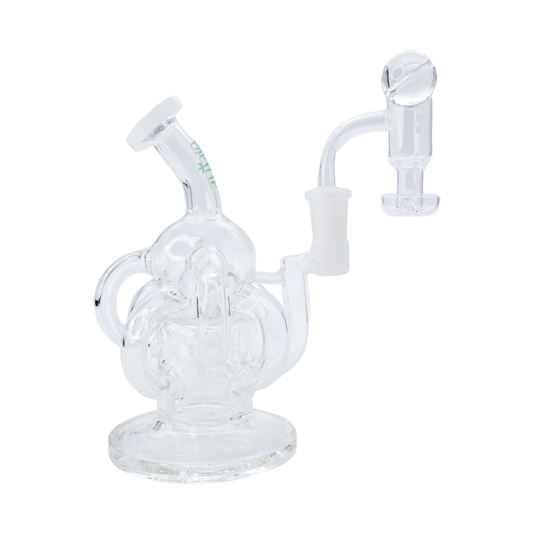 Dual Chamber Cyclone Mini Dab Rig Set