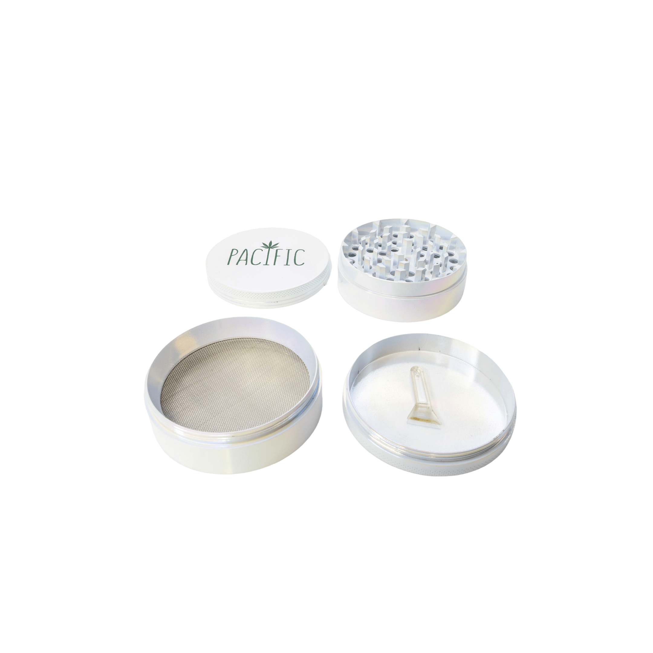 White Iridescent Grinder
