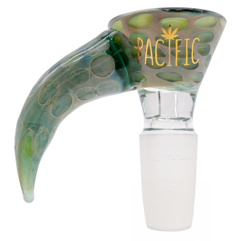 Dragon Skin With Horn Handle Water Pipe Bowl