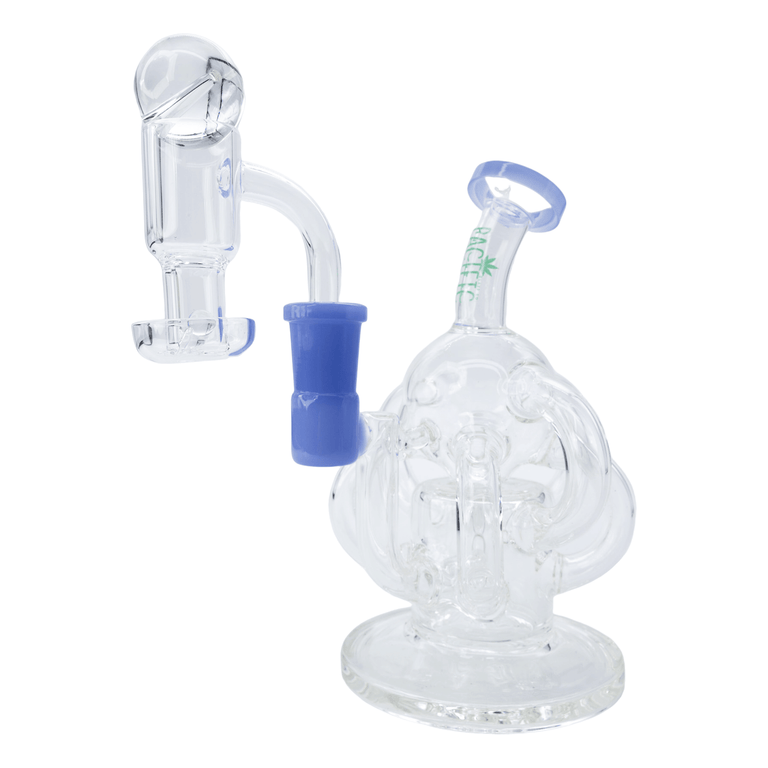 Dual Chamber Cyclone Mini Dab Rig Set