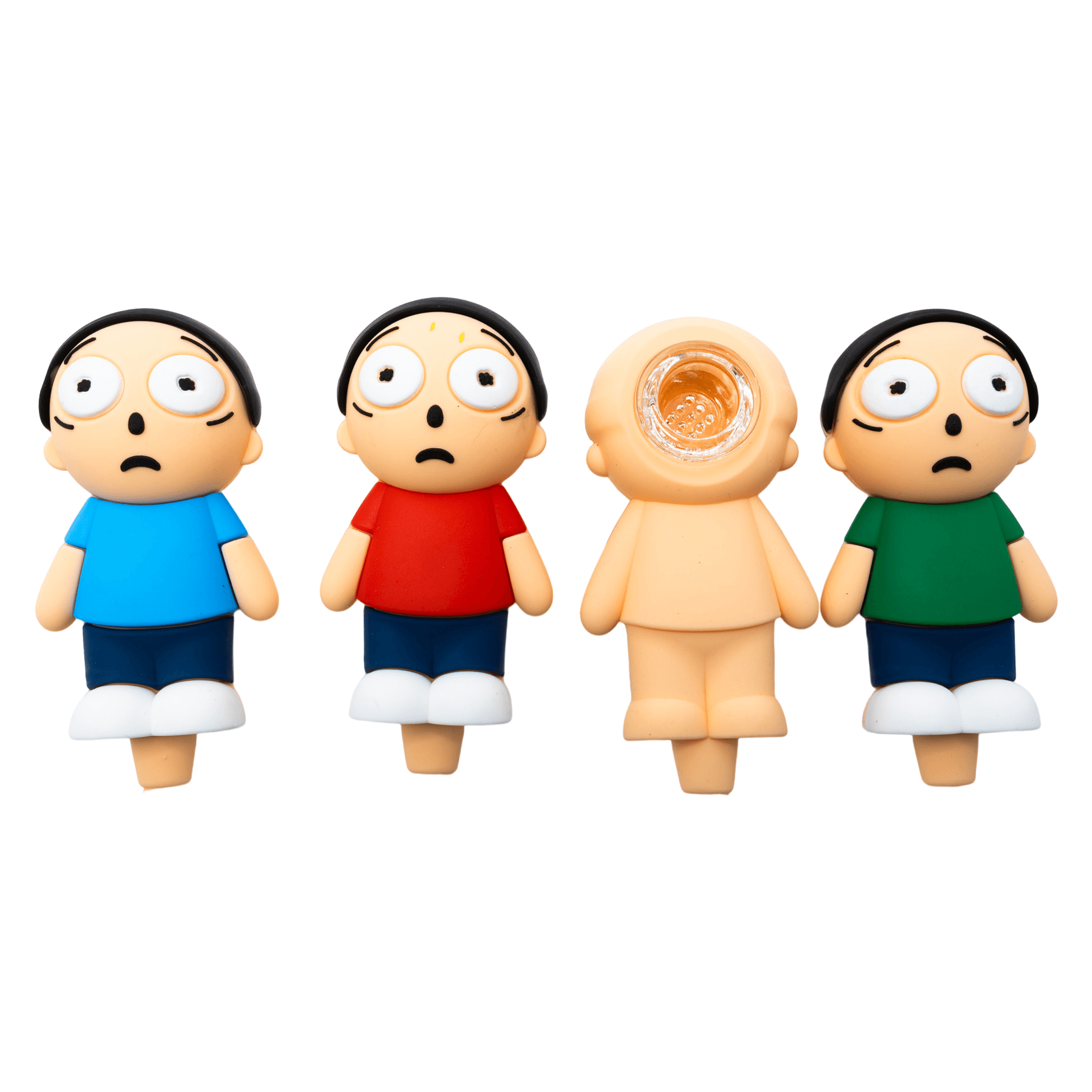 Surprised Cartoon Character Silicone Hand Pipe