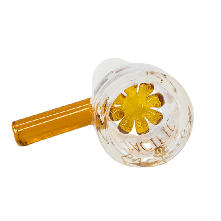 Clear Bowl With Colored Handle