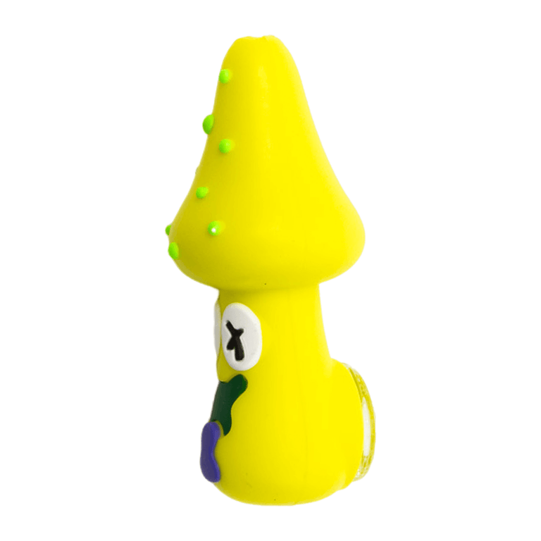 Trippy Mushroom Silicone Hand Pipe