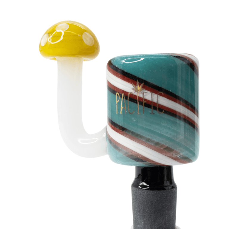 Mushroom Bowl With Stripes