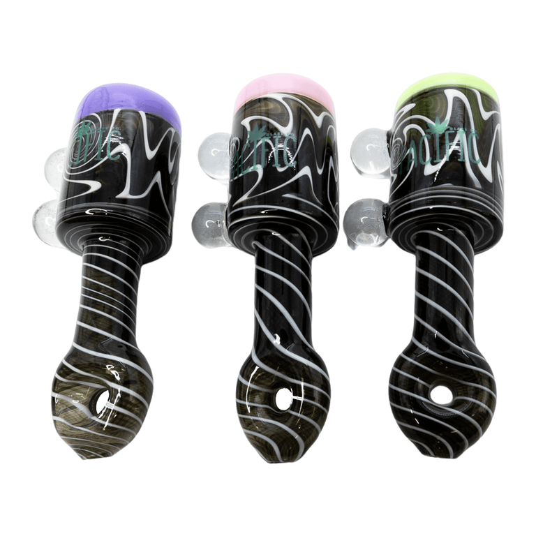 chillum with hole in glass roll over protection